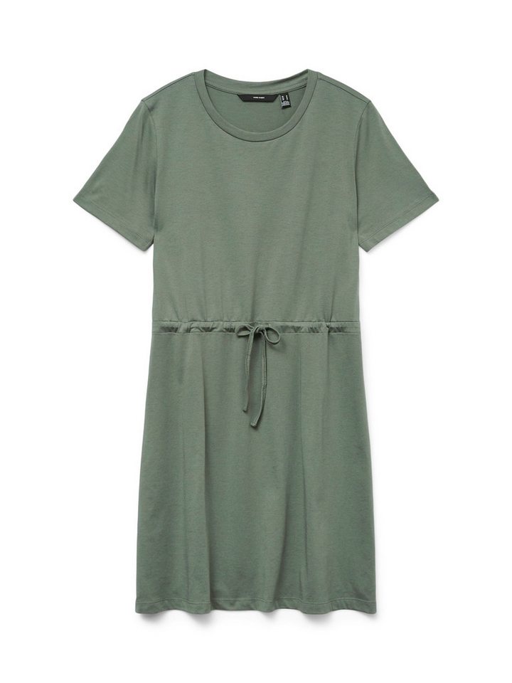 Vero Moda Shirtkleid Legeres Design mit Taillenband (mini) VMLUNA SS SHORT STRING DRESS JRS NOOS von Vero Moda