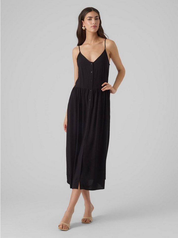 Vero Moda Shirtkleid Langes Ärmelloses Basic VMALBA (lang) VMALBA SINGLET DRESS WVN NOOS von Vero Moda