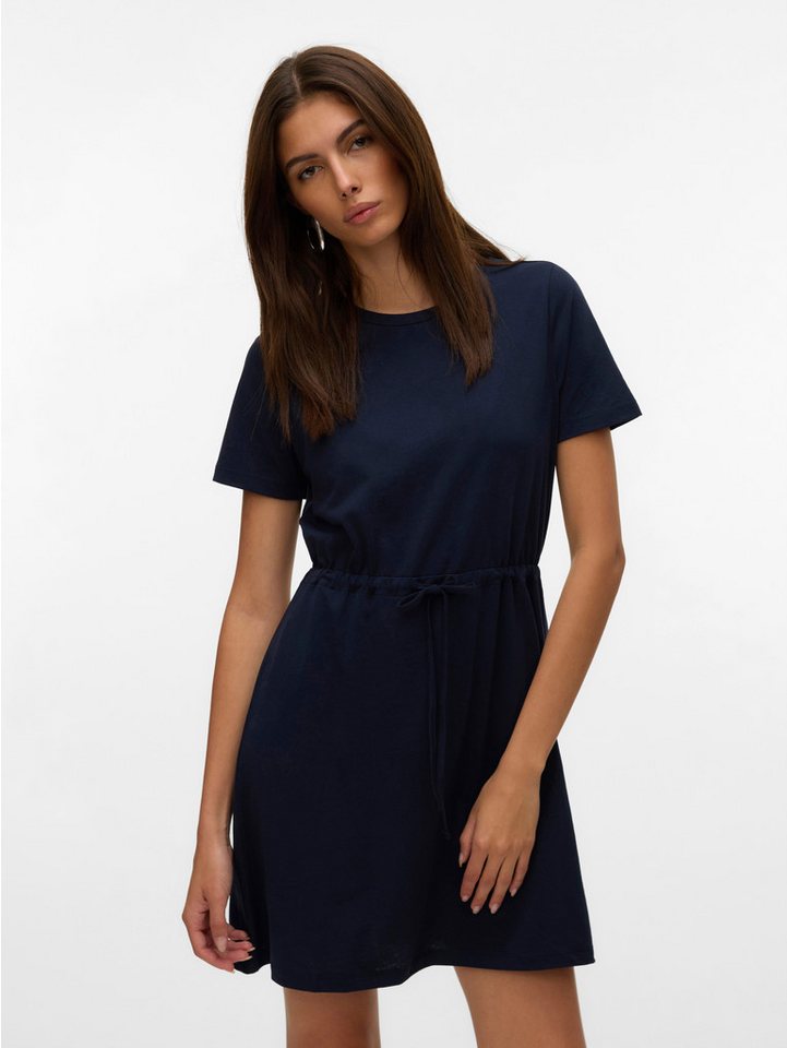 Vero Moda Shirtkleid VMLUNA SS SHORT STRING DRESS JRS NOOS von Vero Moda