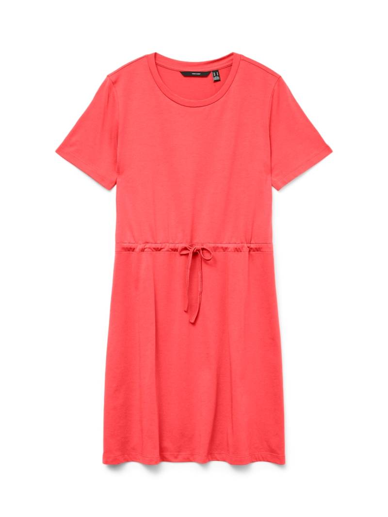 Vero Moda Shirtkleid "VMLUNA SS SHORT STRING DRESS JRS NOOS" von Vero Moda