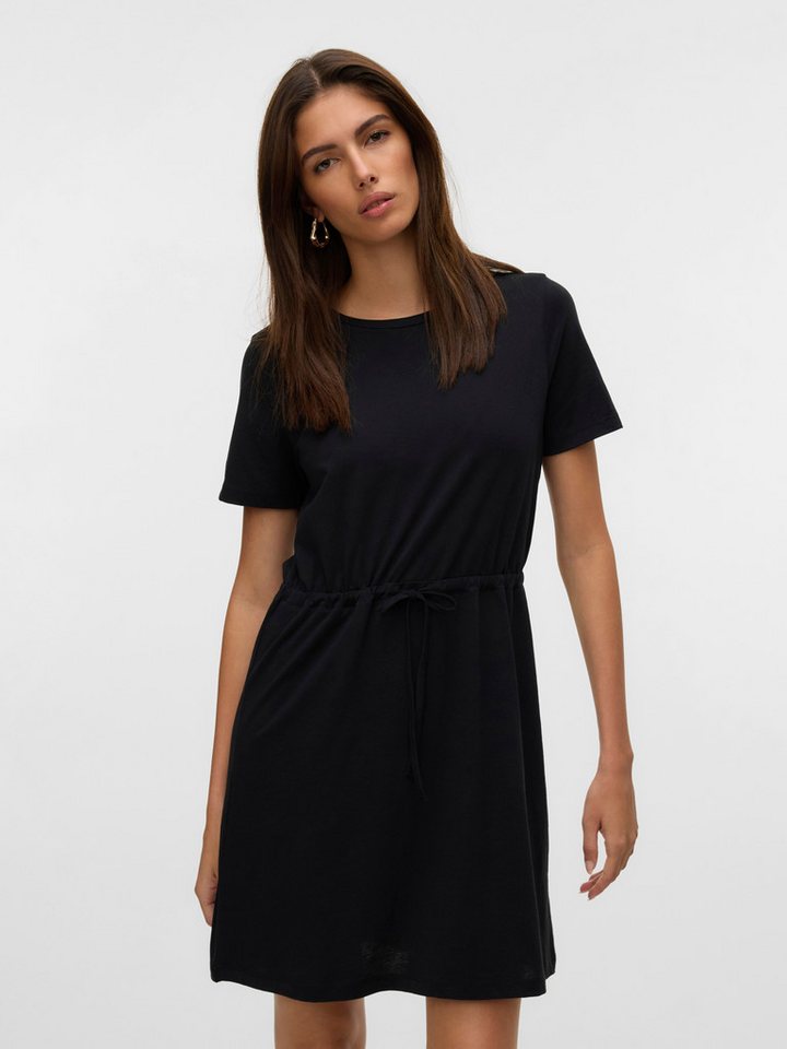 Vero Moda Shirtkleid VMLUNA SS SHORT STRING DRESS JRS NOOS von Vero Moda