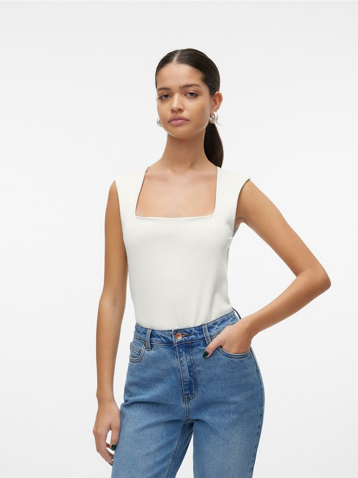Vero Moda Shirttop VMMILLION SL SQUARE NECK TOP JRS NOOS von Vero Moda