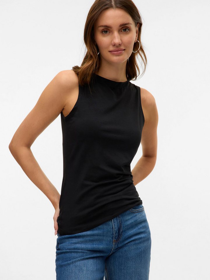 Vero Moda Shirttop VMPANDA MODAL SL TOP JRS NOOS Baumwollmischung, slim fit von Vero Moda