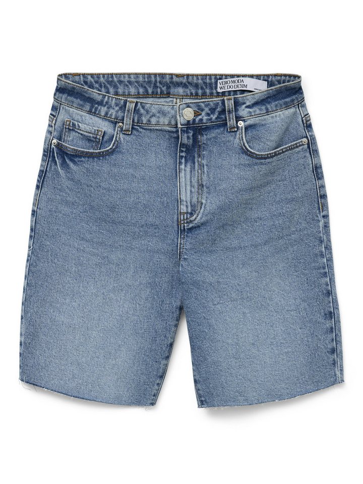 Vero Moda Shorts VMCLEO HR LONG DNM SHORTS MIX NOOS Light Blue Denim/VI3414 von Vero Moda