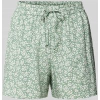 Vero Moda Shorts aus Viskose mit floralem Muster Modell 'EASY JOY' in Schilf, Größe XS von Vero Moda