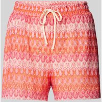 Vero Moda Shorts mit Lochmuster Modell 'DICTE' in Hellrot, Größe XS von Vero Moda