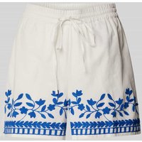 Vero Moda Shorts mit floralem Muster Modell 'VACATION' in Weiss, Größe XS von Vero Moda