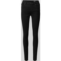 Vero Moda Skinny Fit Jeans im 5-Pocket-Design Modell 'LUX' in Black, Größe L/34 von Vero Moda