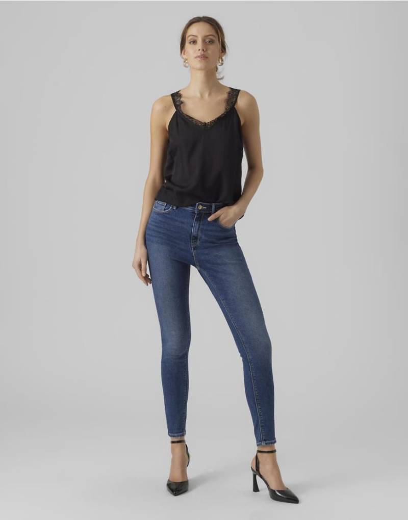 Vero Moda - Skinny-Jeans aus dunkelblauem Denim von Vero Moda