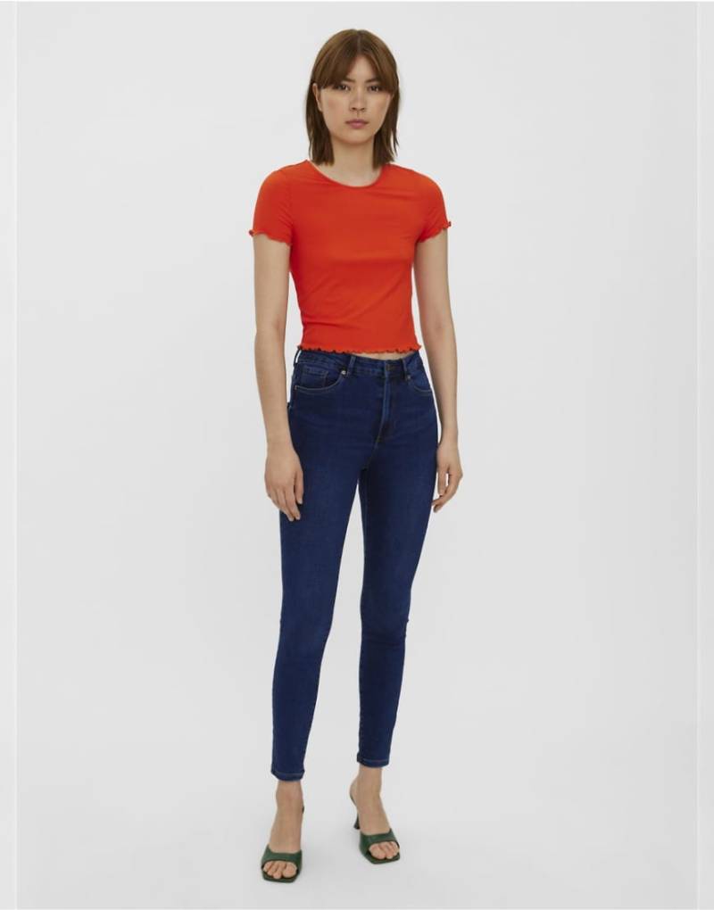 Vero Moda - Skinny-Jeans aus dunkelblauem Denim von Vero Moda