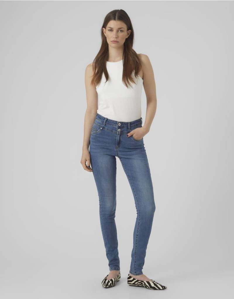 Vero Moda - Skinny-Jeans aus mittelblauem Denim von Vero Moda