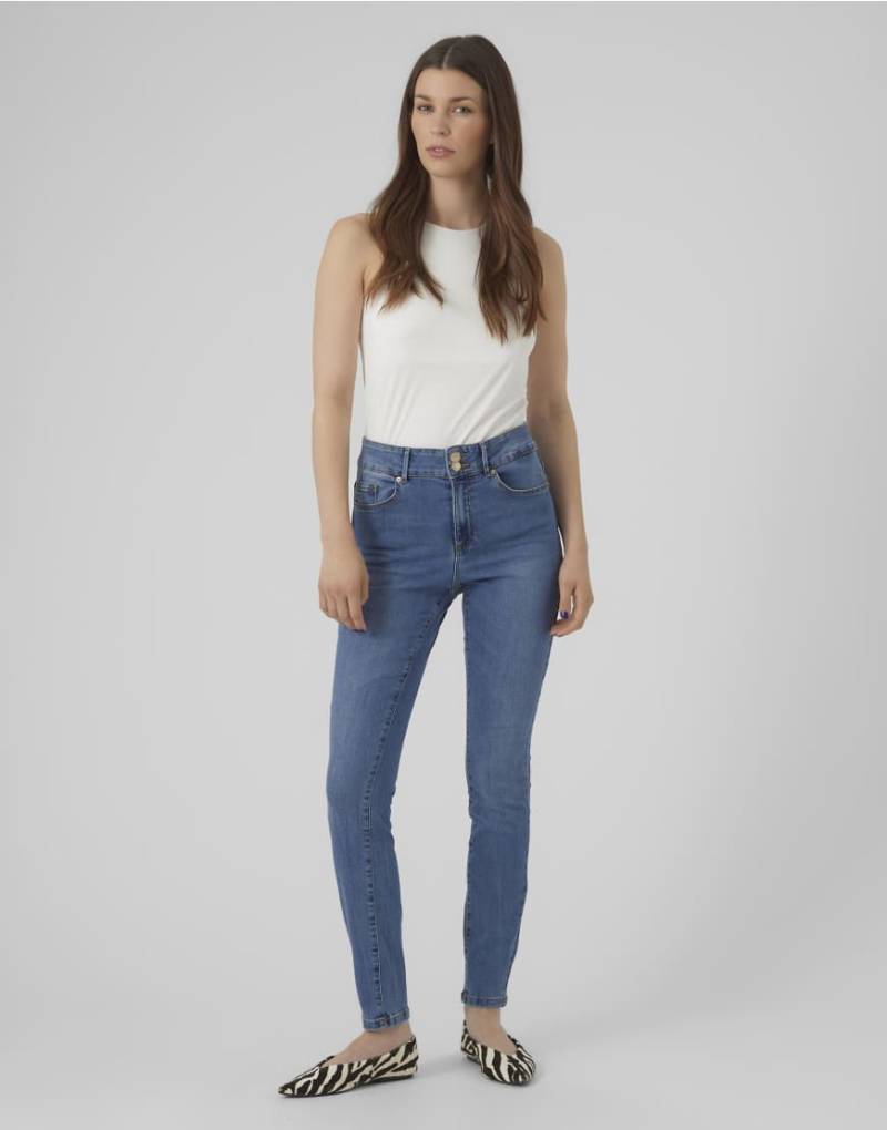 Vero Moda - Skinny-Jeans aus mittelblauem Denim von Vero Moda