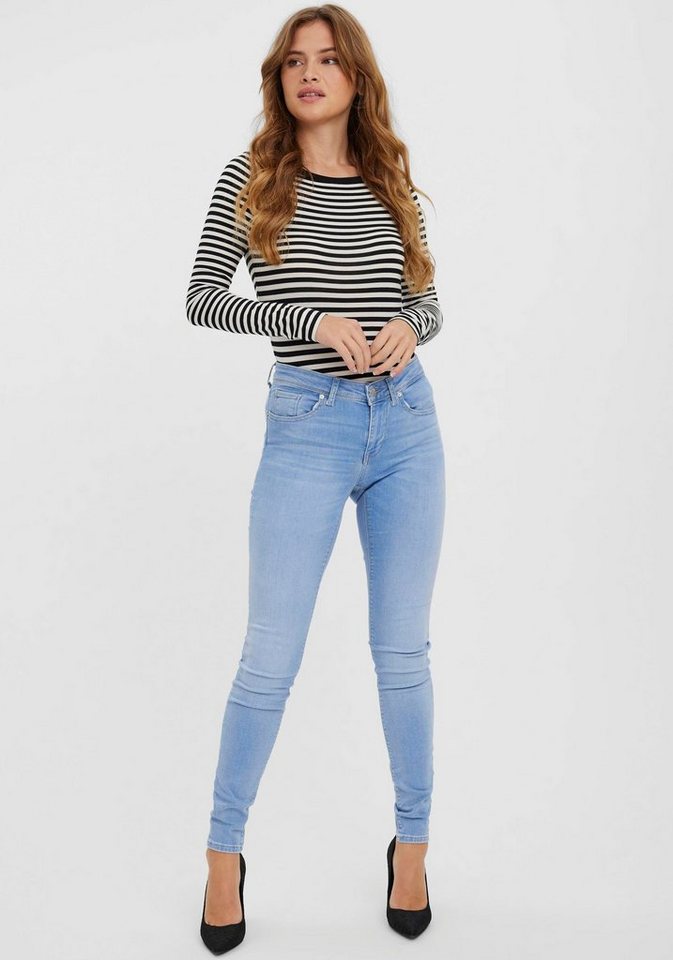 Vero Moda Skinny-fit-Jeans VMLUX MR SLIM JEANS RI371 von Vero Moda