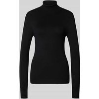 Vero Moda Slim Fit Rollkragenpullover aus Viskose-Mix Modell 'GLORY' in Black, Größe S von Vero Moda