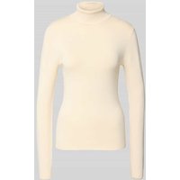 Vero Moda Slim Fit Rollkragenpullover aus Viskose-Mix Modell 'GLORY' in Offwhite, Größe XL von Vero Moda