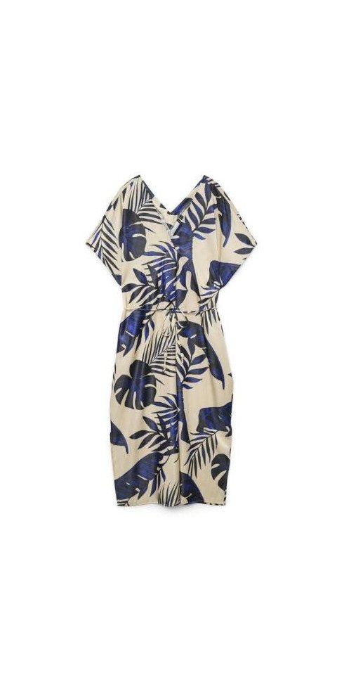 Vero Moda Sommerkleid VMVINA WIDE 7/8 KAFTAN WVN GA von Vero Moda