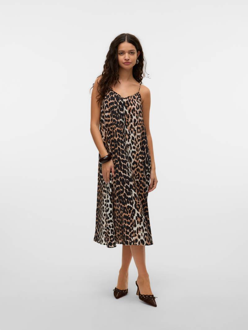 Vero Moda Spaghettikleid "VMJOSIE CALF SINGLET DRESS WVN GA NOOS" Sommerkleid von Vero Moda