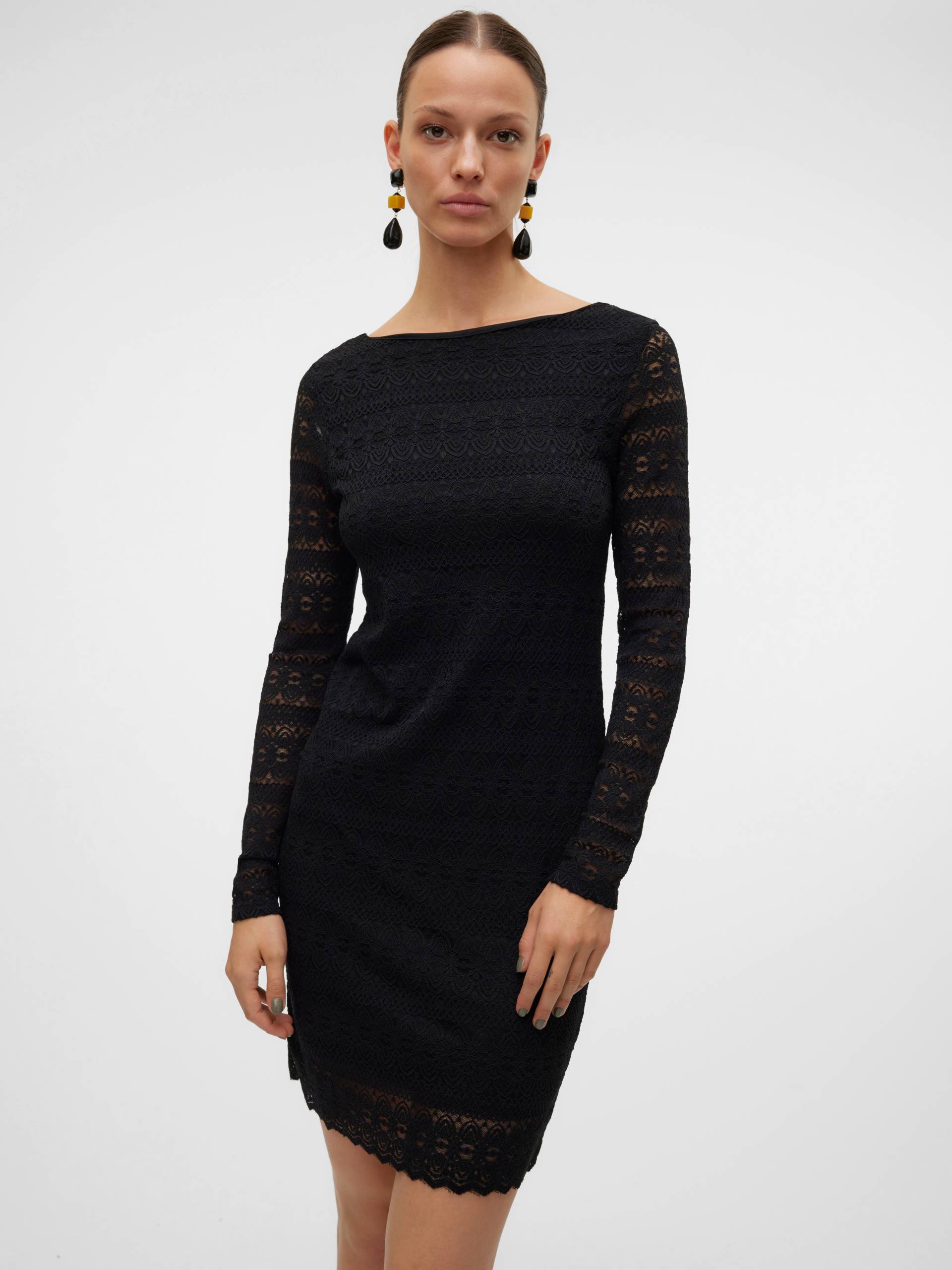 Vero Moda Spitzenkleid "VMZOE 2-WAY LS SHORT DRESS JRS NOOS" Sommerkleid von Vero Moda