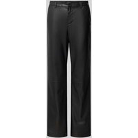 Vero Moda Straight Fit Stoffhose mit Eingrifftaschen Modell 'OLYMPIA' in Black, Größe XS/32 von Vero Moda