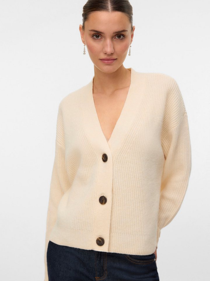 Vero Moda Strickjacke VMARIES LS V-NECK CARDIGAN BF von Vero Moda