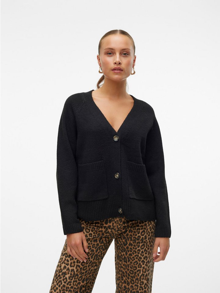 Vero Moda Strickjacke VMBOOM LS V-NECK BUTTON CARDIGAN GA NOOS von Vero Moda