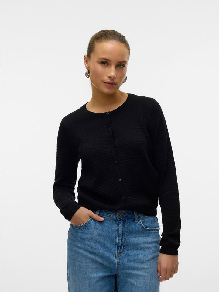 Vero Moda Strickjacke VMCARE STRUCTURE LS BUTTON CARDIGAN von Vero Moda