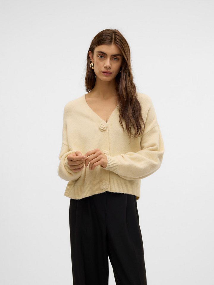 Vero Moda Strickjacke VMCECILY LS V-NECK CARDIGAN GA von Vero Moda