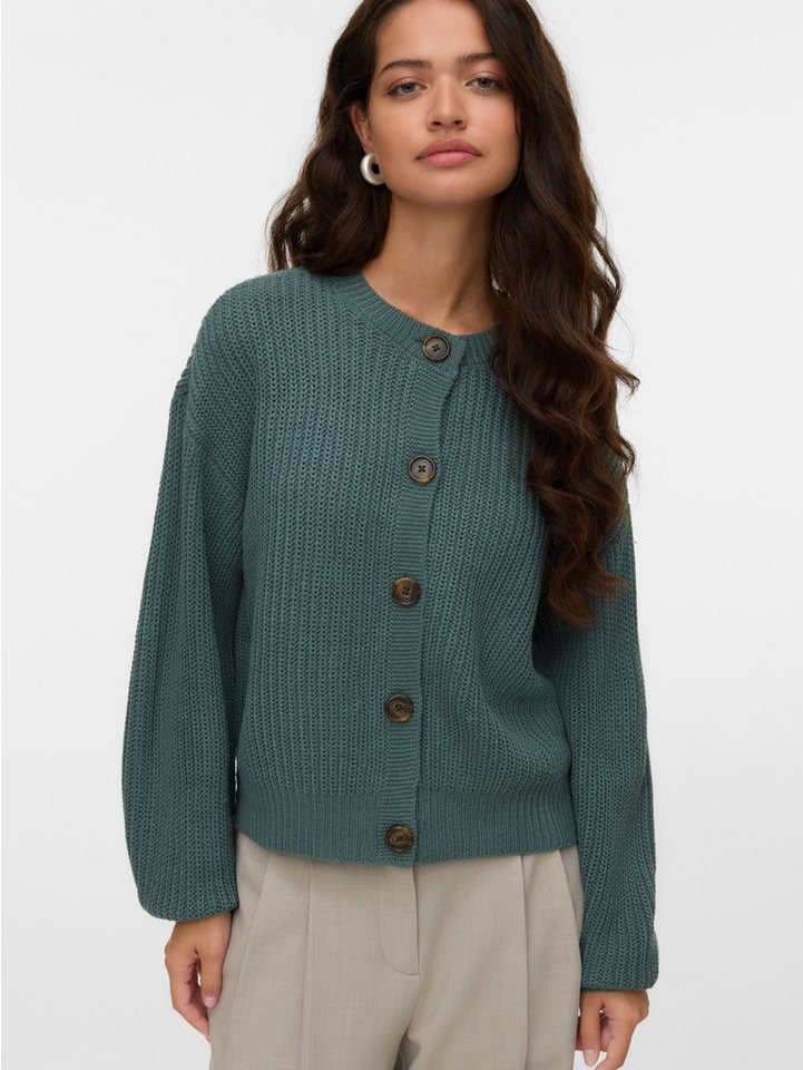 Vero Moda Strickjacke VMLEA LS O-NECK CARDIGAN NOOS von Vero Moda