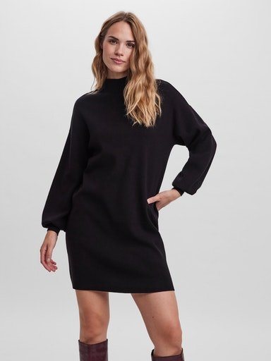Vero Moda Strickkleid VMNANCY LS FUNNELNECK DRESS GA NOOS von Vero Moda