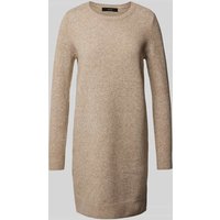 Vero Moda Figurbetontes Strickkleid mit langem Arm Modell 'DOFFY' in Sand, Größe L von Vero Moda