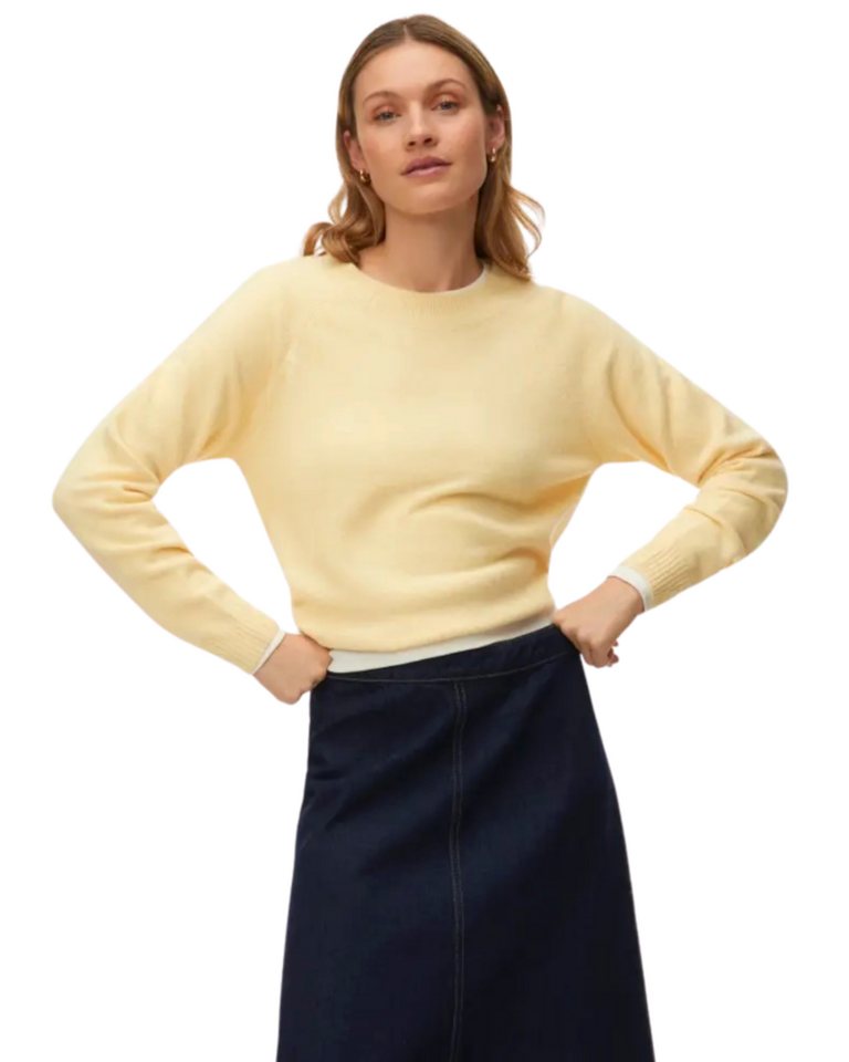 Vero Moda Strickpullover Rundhals Langarm Basic Pulli von Vero Moda