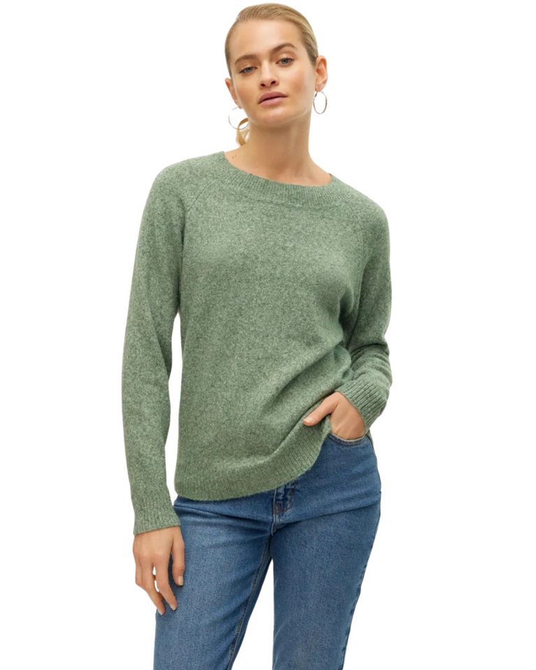 Vero Moda Strickpullover Rundhals Langarm Basic Pulli von Vero Moda