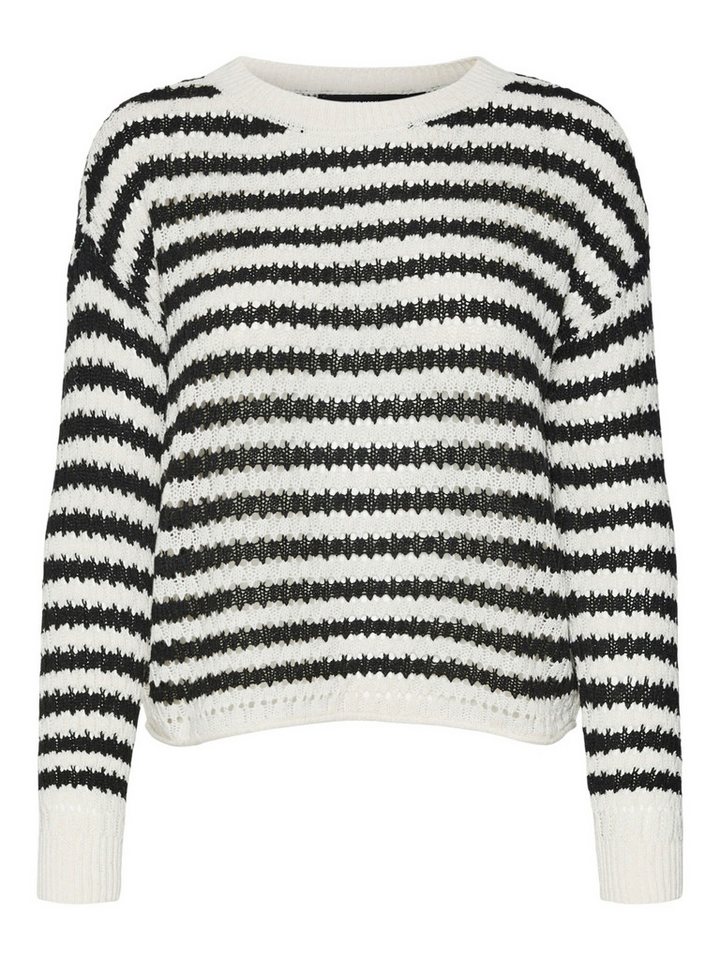 Vero Moda Strickpullover SPRING (1-tlg) Lochmuster von Vero Moda