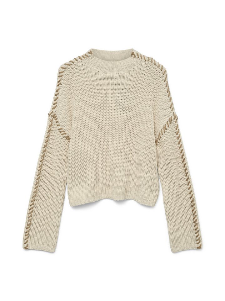 Vero Moda Strickpullover Strickpullover Newcream - Regular Fit von Vero Moda