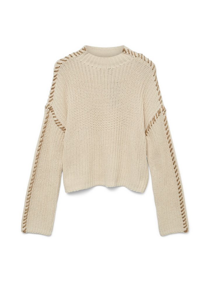 Vero Moda Strickpullover Strickpullover Newcream - Regular Fit von Vero Moda