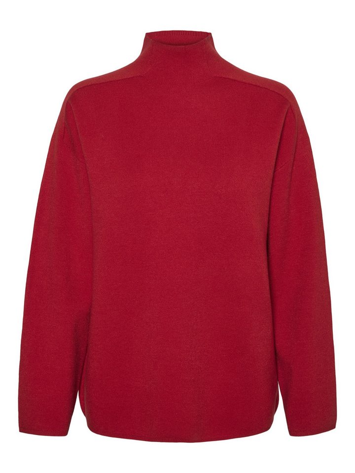 Vero Moda Strickpullover Strickpullover mit Stehkragen - Loose Fit von Vero Moda