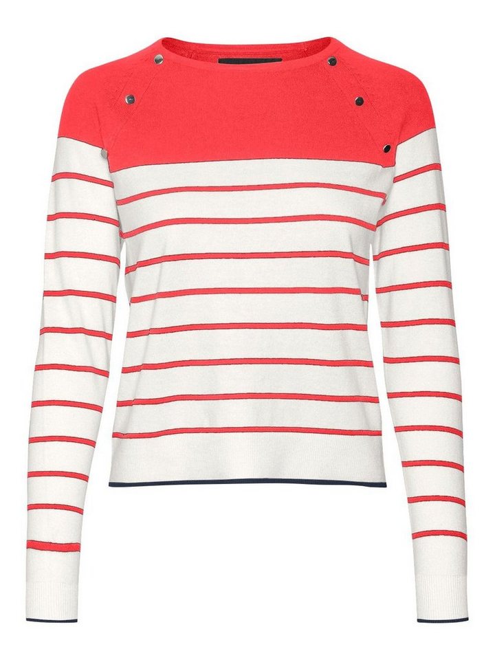 Vero Moda Strickpullover VMALMA LS O-NECK RAGLAN PULLOVER BOO von Vero Moda