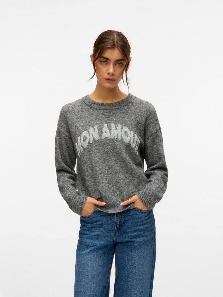 Vero Moda Strickpullover VMAMOREMIO LS O-NECK PULLOVER BOO von Vero Moda