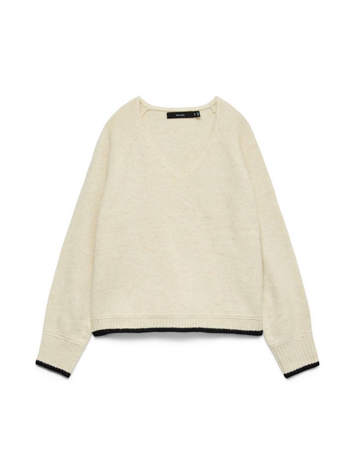 Vero Moda Strickpullover VMAQUARIUS LS V-NECK RAGLAN PULLOVER BF Vero Moda Strickpullover VMAQUARIUS LS V-NECK RAGLAN PULLOVER BF von Vero Moda