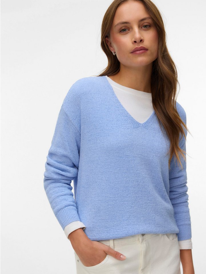 Vero Moda Strickpullover VMCHARITY LS V-NECK PULLOVER NOOS von Vero Moda