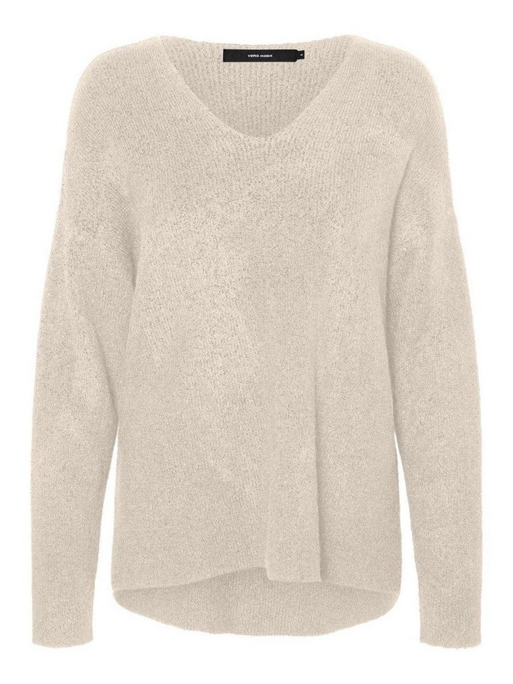 Vero Moda Strickpullover VMCREWLEFILE LS V-NECK BLOUSE NOOS von Vero Moda
