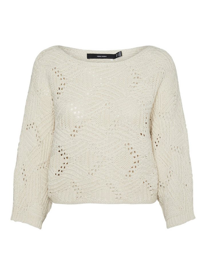 Vero Moda Strickpullover VMGIGI (1-tlg) Lochmuster von Vero Moda