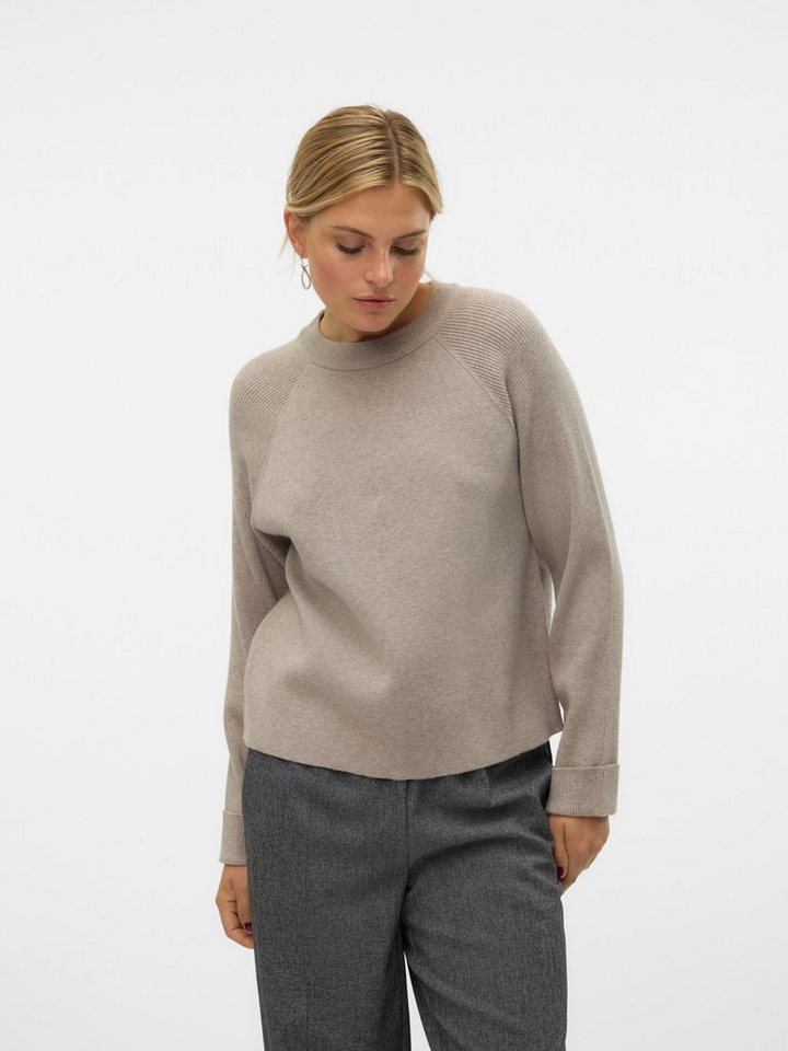 Vero Moda Strickpullover VMGOLD MIX LS O-NECK PULLOVER GA von Vero Moda