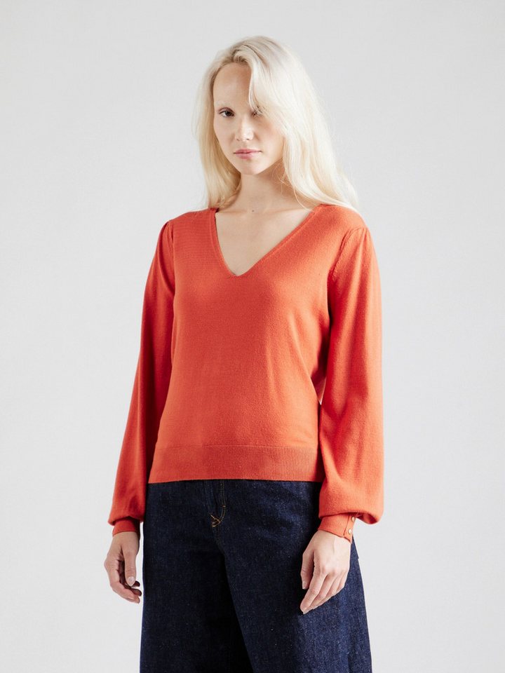 Vero Moda Strickpullover VMHOLLYKARIS (1-tlg) Falten von Vero Moda