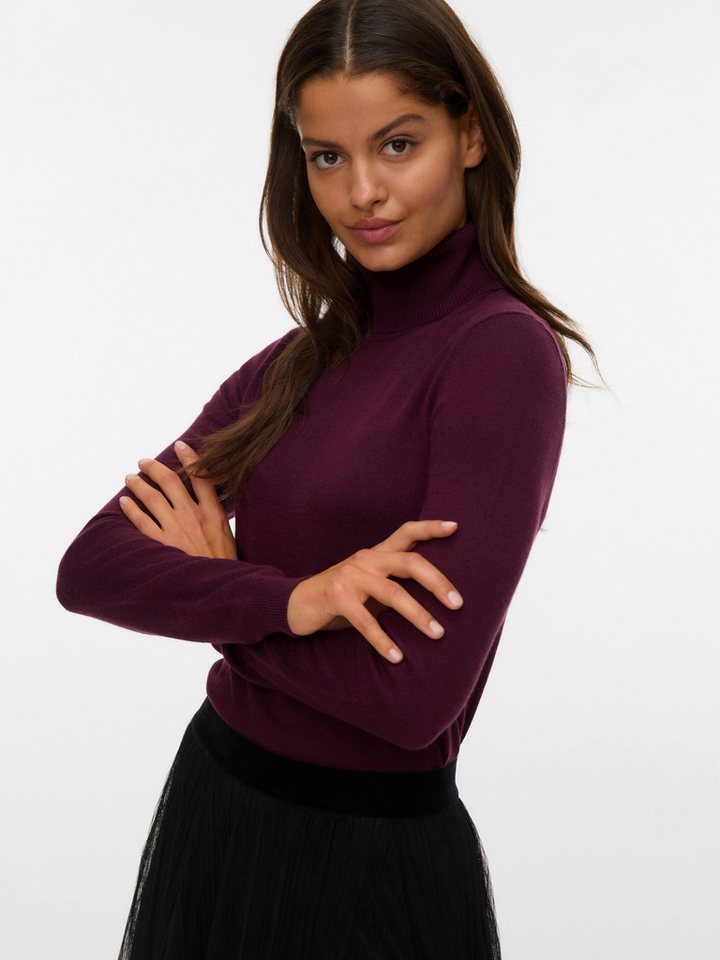 Vero Moda Strickpullover VMIRIS LS ROLLNECK PULLOVER GA NOOS von Vero Moda