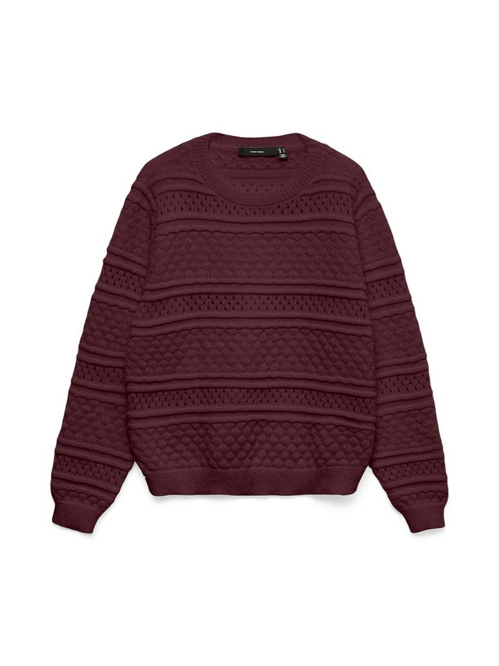 Vero Moda Strickpullover VMLEO LS O-NECK PULLOVER BF von Vero Moda