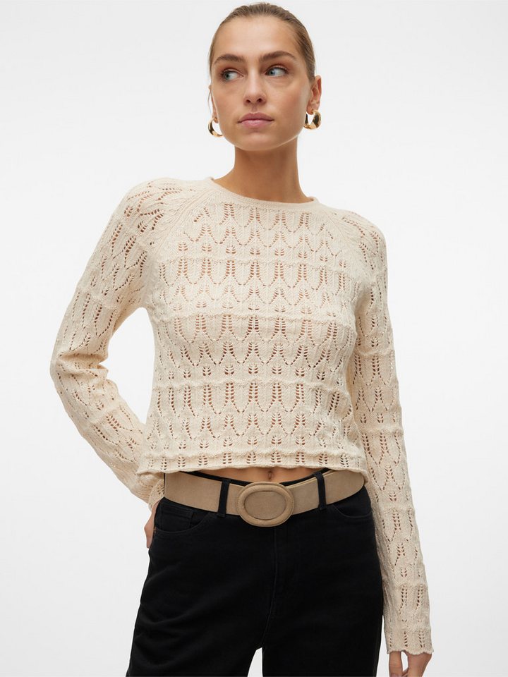 Vero Moda Strickpullover VMNEWFABIENNE LS O-NECK PULLOVER NOOS von Vero Moda