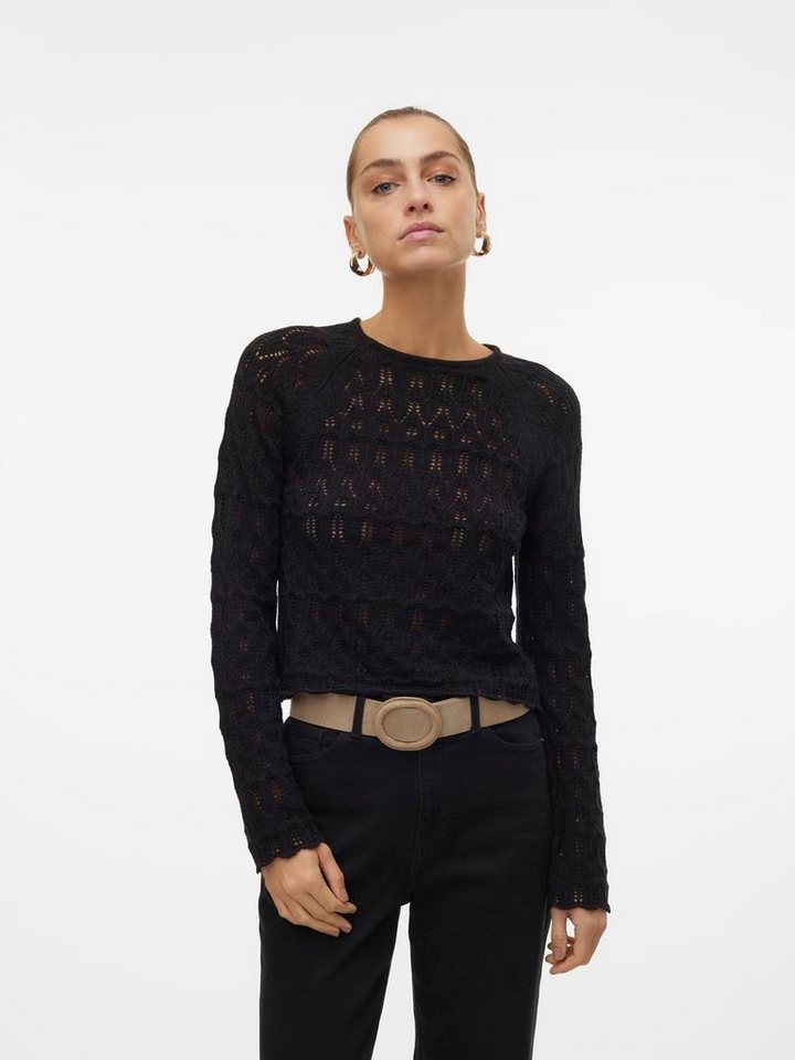 Vero Moda Strickpullover VMNEWFABIENNE LS O-NECK PULLOVER NOOS von Vero Moda