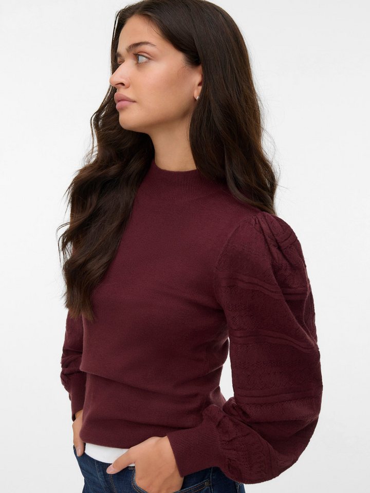 Vero Moda Strickpullover VMNEWLIMONE LS HIGHNECK PULLOVER BOO von Vero Moda