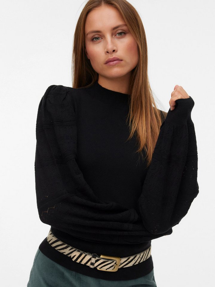 Vero Moda Strickpullover VMNEWLIMONE LS HIGHNECK PULLOVER BOO von Vero Moda